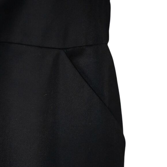 J. Crew Women's Dress Black Wool Blend Pockets Sheath Lined Formal Party Size 20 - Picture 4 of 8